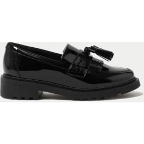 Girls Kids' Leather Slip-on School Shoes (13 Small - 7 Large) - - M&S Collection - Modalova