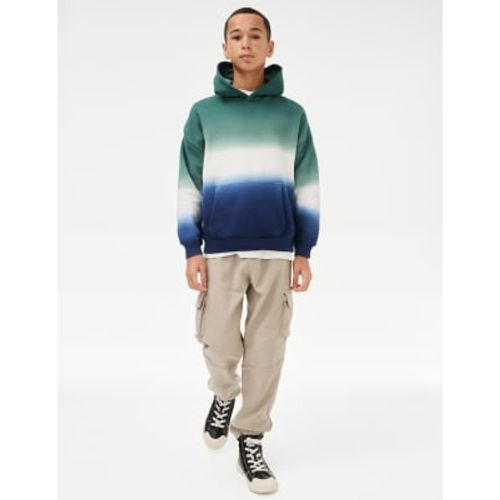 Boys Cotton Rich Ombre Hoodie (6-16 Yrs) - - M&S Collection - Modalova