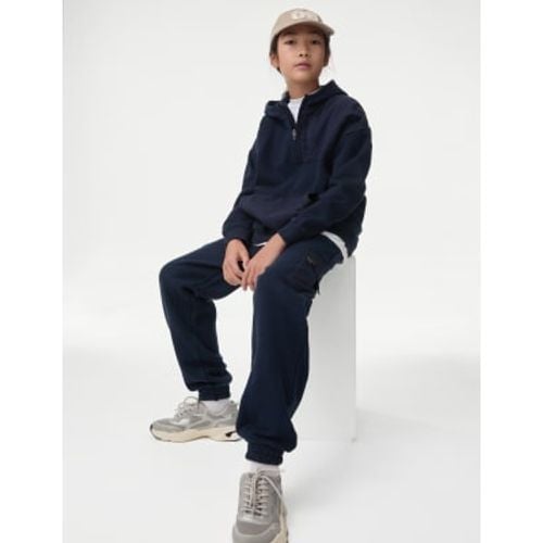 Boys 2pc Pure Cotton Hoody & Joggers Set (6-16 Yrs) - - M&S Collection - Modalova