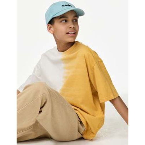 Boys Pure Cotton Ombre T-Shirt (6-16 Yrs) - M&S Collection - Modalova