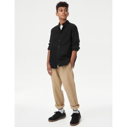 Boys Pure Cotton Oxford Shirt (6-16 Yrs) - - M&S Collection - Modalova