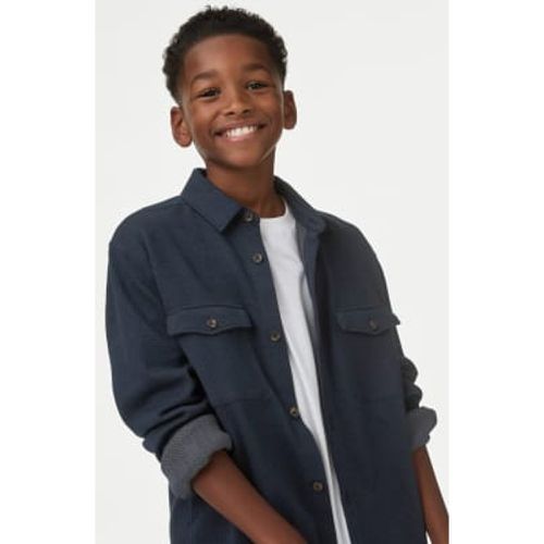 Boys Cotton Rich Checked Shirt (6-16 Yrs) - - M&S Collection - Modalova