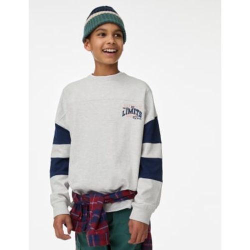 Boys Cotton Rich No Limits Graphic Top (6-16 Yrs) - - M&S Collection - Modalova