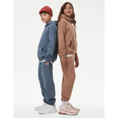 Boys Cotton Rich Joggers (6-16 Yrs) - - M&S Collection - Modalova