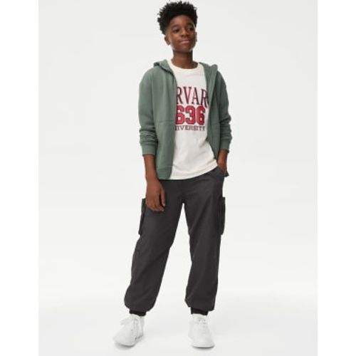 Boys Pure Cotton Cargo Trousers (6-16 Yrs) - - M&S Collection - Modalova