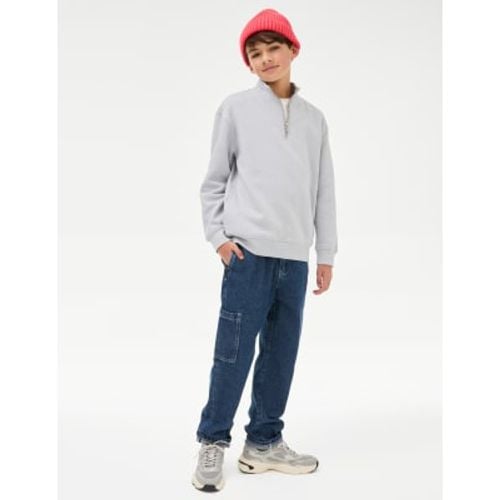 Boys Relaxed Cargo Jeans (6-16 Yrs) - M&S Collection - Modalova