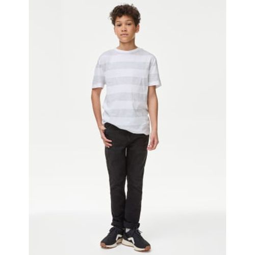 Boys The Jones Straight Fit Cotton with Stretch Jeans (6-16 Yrs) - - M&S Collection - Modalova