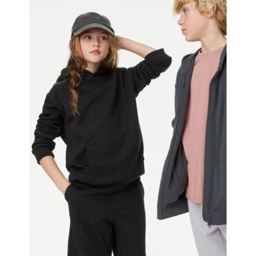 Boys Unisex Cotton Rich Hooded Sweatshirt (6-16 Yrs) - - M&S Collection - Modalova