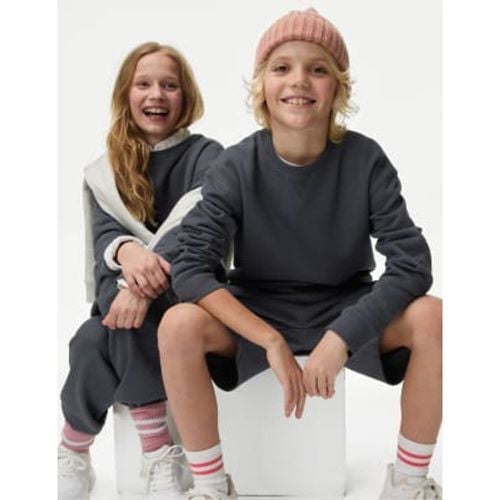 Boys,Unisex,Girls Cotton Rich Sweatshirt (6-16 Yrs) - - M&S Collection - Modalova