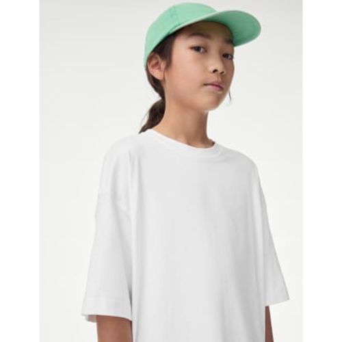 Boys,Unisex,Girls Pure Cotton Plain T-Shirt (2-16 Yrs) - - M&S Collection - Modalova