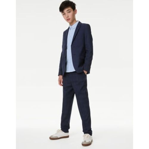 Boys Mini Me Checked Suit Trousers (2-16 Yrs) - - M&S Collection - Modalova