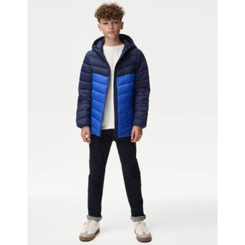 Boys Stormwear™ Lightweight Hooded Padded Coat (6-16 Yrs) - - M&S Collection - Modalova