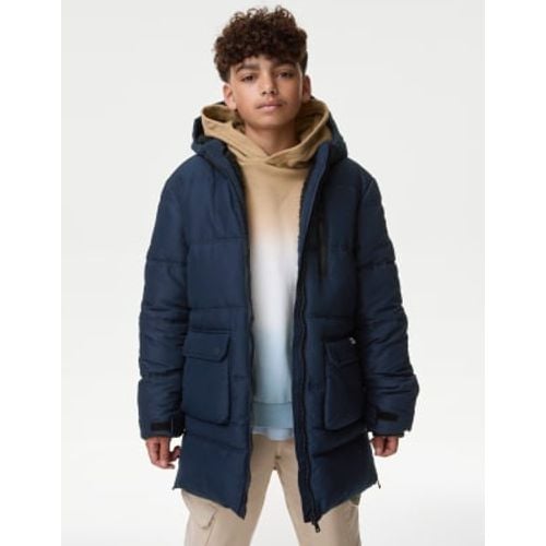 Boys Stormwear™ Longline Padded Coat (6-16 Yrs) - - M&S Collection - Modalova