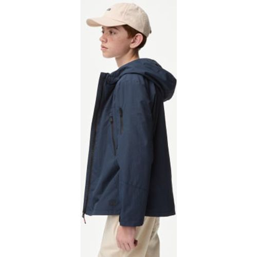 Boys Stormwear™ Fleece Lined Hooded Jacket (6-16 Yrs) - - M&S Collection - Modalova