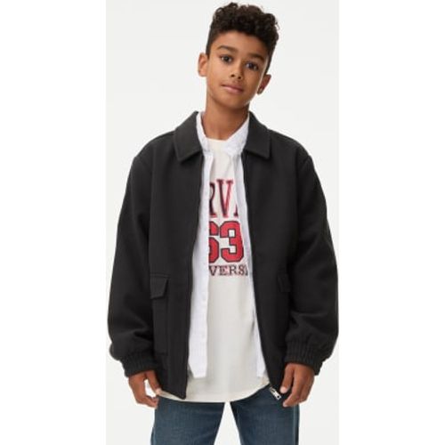 Boys Fleece Lined Bomber (6-16 Yrs) - - M&S Collection - Modalova