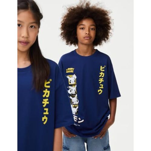 Boys Pure Cotton Pokémon™ T-Shirt (6-16 Yrs) - - M&S Collection - Modalova