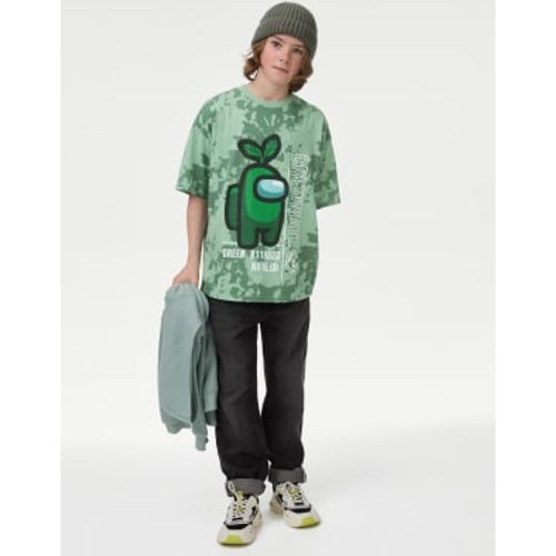 Boys Among Us™ Pure Cotton Tie Dye T-Shirt (6-16 Yrs) - - M&S Collection - Modalova