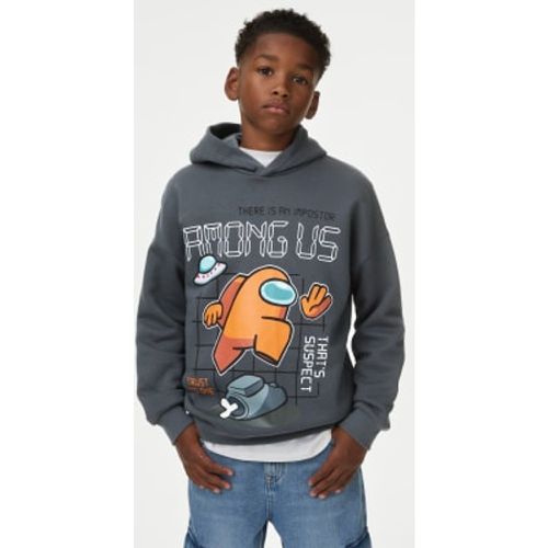 Boys Among Us™ Cotton Rich Hoodie (6-16 Yrs) - - M&S Collection - Modalova