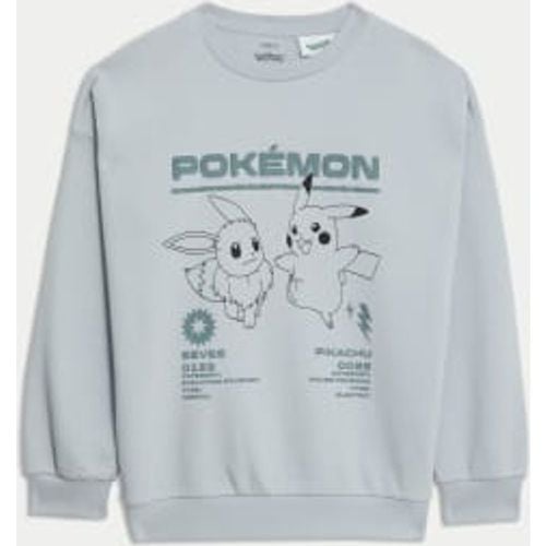 Boys Cotton Rich Pokémon™ Sweatshirt (6-16 Yrs) - - M&S Collection - Modalova