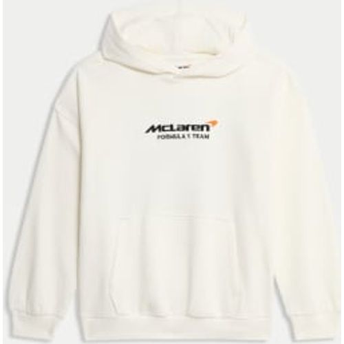 Boys,Unisex,Girls Cotton Rich McLaren™ Hoodie (6-16 Yrs) - - M&S Collection - Modalova