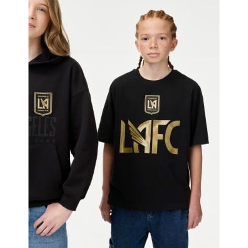 Boys,Unisex,Girls Pure Cotton LA Galaxy T-Shirt (2-16 Yrs) - - M&S Collection - Modalova