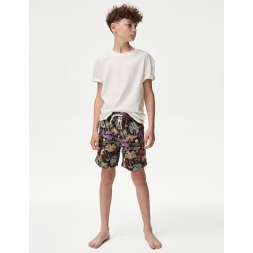 Boys Tiger Print Swim Shorts (6-16 Yrs) - - M&S Collection - Modalova