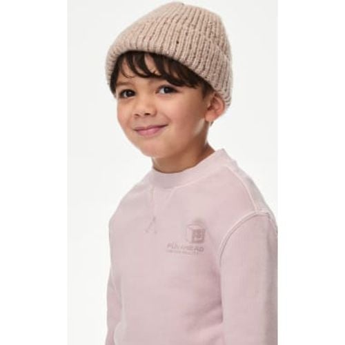 Boys Cotton Rich Slogan Print Top (1-8 Yrs) - - M&S Collection - Modalova