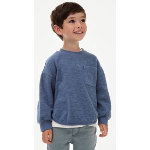 Boys Cotton Rich Textured Top (2-16 Yrs) - - M&S Collection - Modalova