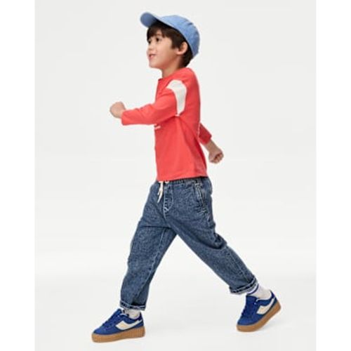 Boys Elasticated Waist Side Pocket Denim Jeans (2-8 Yrs) - M&S Collection - Modalova