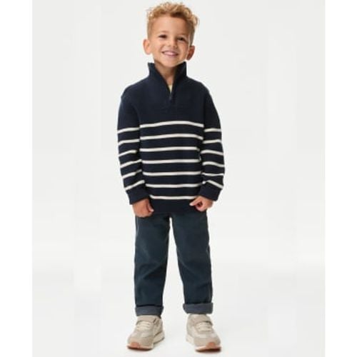 Boys Skinny Cotton Rich Elasticated Waist Jeans (2-8 Yrs) - - M&S Collection - Modalova