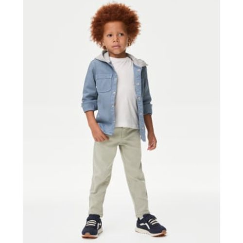 Boys Skinny Cotton Rich Elasticated Waist Jeans (2-8 Yrs) - - M&S Collection - Modalova