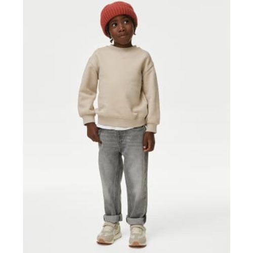 Boys Relaxed Pure Cotton Elasticated Waist Jeans (2-8 Yrs) - - M&S Collection - Modalova