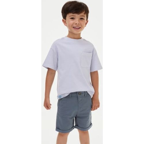 Boys Cotton Rich Chino Shorts (2-8 Yrs) - - M&S Collection - Modalova