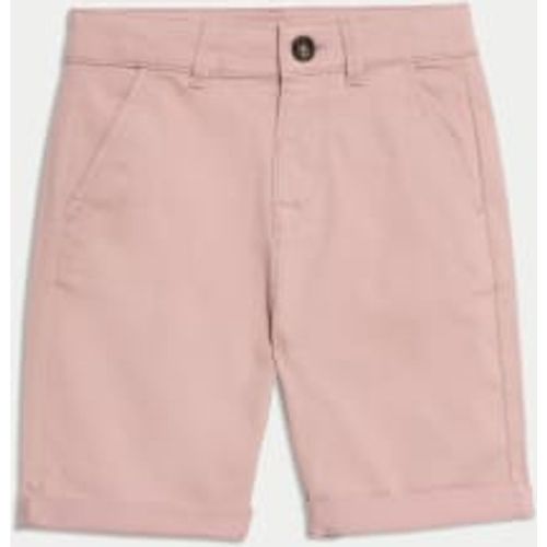 Boys Cotton Rich Chino Shorts (2-8 Yrs) - - M&S Collection - Modalova