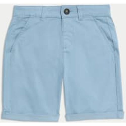 Boys Cotton Rich Chino Shorts (2-8 Yrs) - - M&S Collection - Modalova