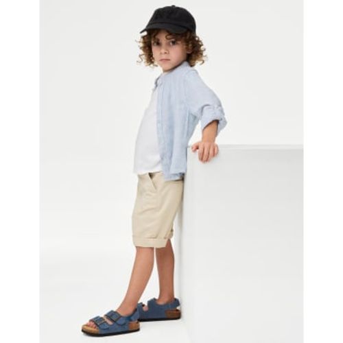 Boys Cotton Rich Chino Shorts (2-8 Yrs) - - M&S Collection - Modalova