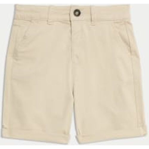 Boys Cotton Rich Chino Shorts (2-8 Yrs) - - M&S Collection - Modalova