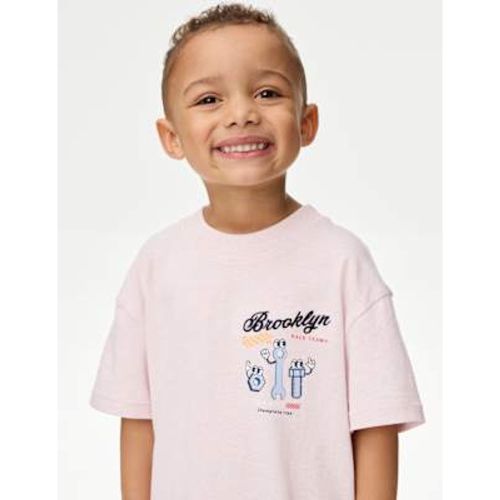 Boys Pure Cotton Graphic T-Shirt (2-8 Yrs) - M&S Collection - Modalova