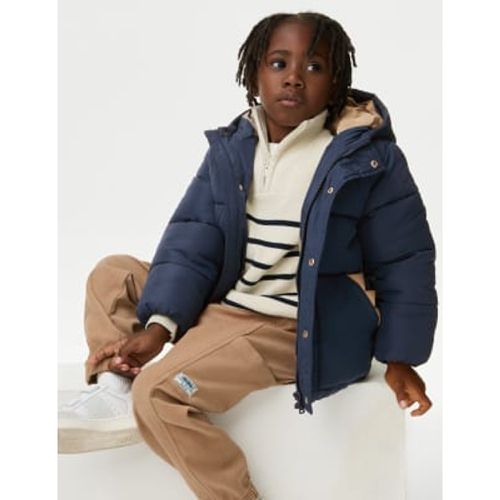 Boys Stormwear™ Dinosaur Padded Coat (2-8 Yrs) - - M&S Collection - Modalova