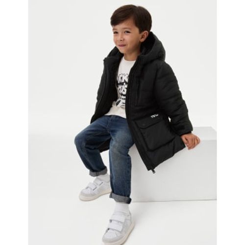 Boys Stormwear™ Hooded Padded Coat (2-8 Yrs) - - M&S Collection - Modalova