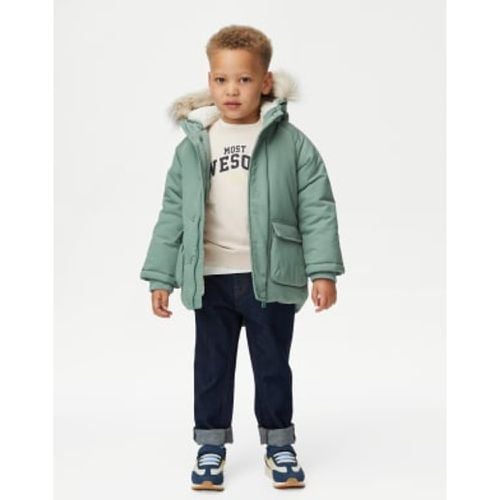 Boys Stormwear™ Hooded Parka (2-8 Yrs) - - M&S Collection - Modalova