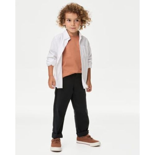 Boys Cotton Rich Chinos (2-8 Yrs) - - M&S Collection - Modalova