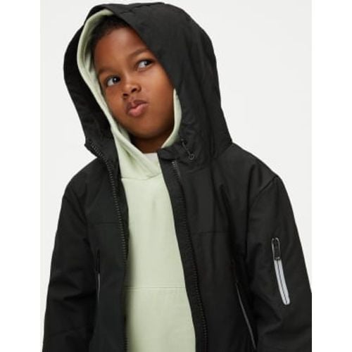 Boys Stormwear™ Fleece Lined Hooded Jacket (2-8 Yrs) - - M&S Collection - Modalova