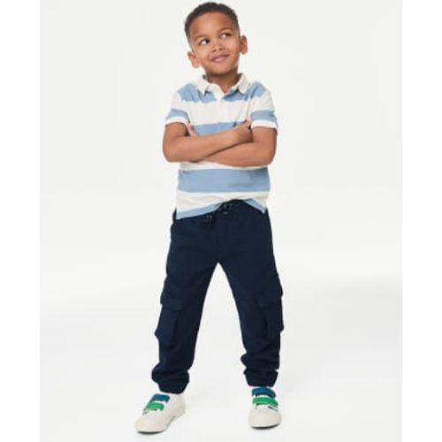 Boys Cotton Rich Cargo Trousers (2-8 Yrs) - - M&S Collection - Modalova