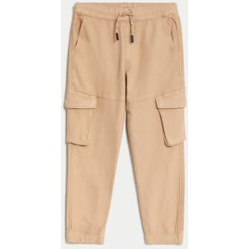 Boys Cotton Rich Cargo Trousers (2-8 Yrs) - - M&S Collection - Modalova