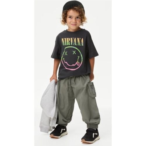 Boys Pure Cotton Parachute Trousers (2-8 Yrs) - - M&S Collection - Modalova