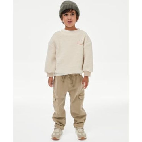 Boys Cotton Rich Trousers (2-8 Yrs) - - M&S Collection - Modalova