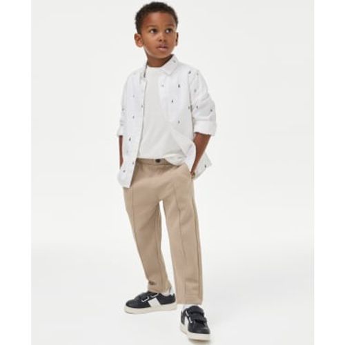 Boys Cotton Rich Smart Joggers (2-8 Yrs) - - M&S Collection - Modalova