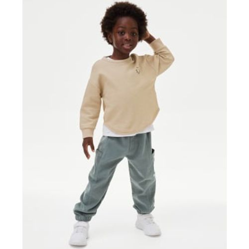 Boys Cotton Rich Cargos (2-8 Yrs) - - M&S Collection - Modalova