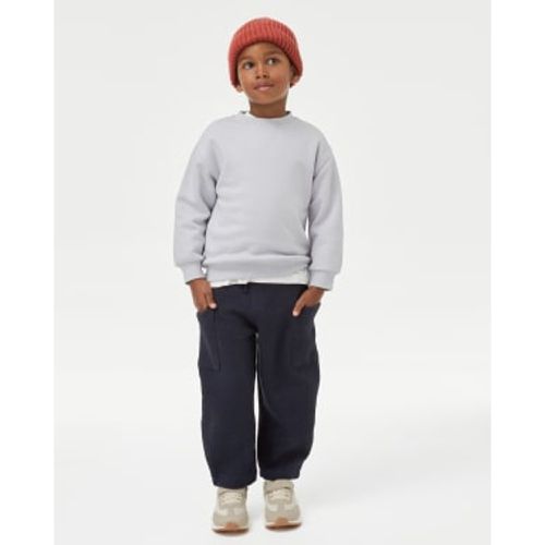 Boys Pure Cotton Waffle Trousers (1-8 Yrs) - - M&S Collection - Modalova